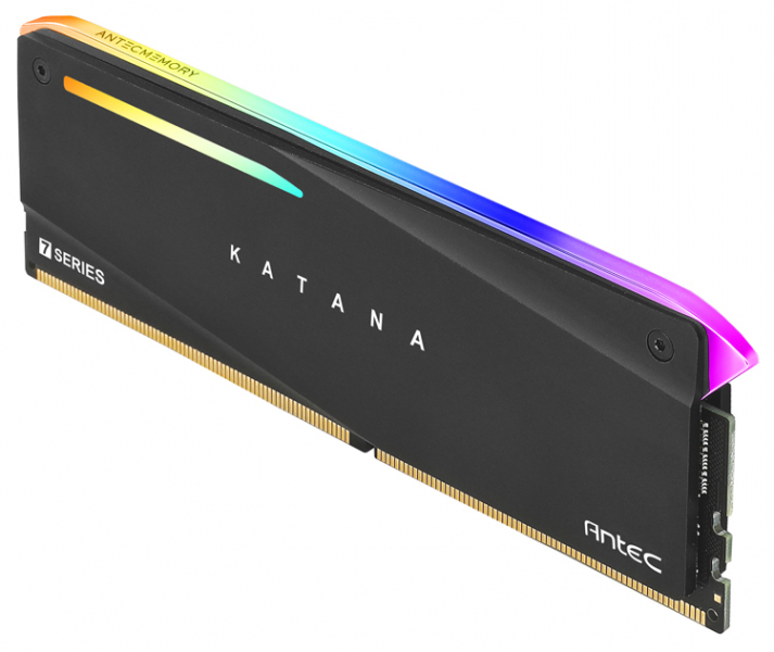 Модули памяти Antec Katana DDR4 получили необычный дизайн с ARGB подсветкой