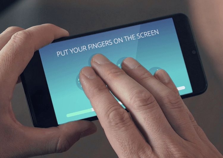Новый биометрический датчик Isorg позволит прикладывать к экрану сразу четыре пальца