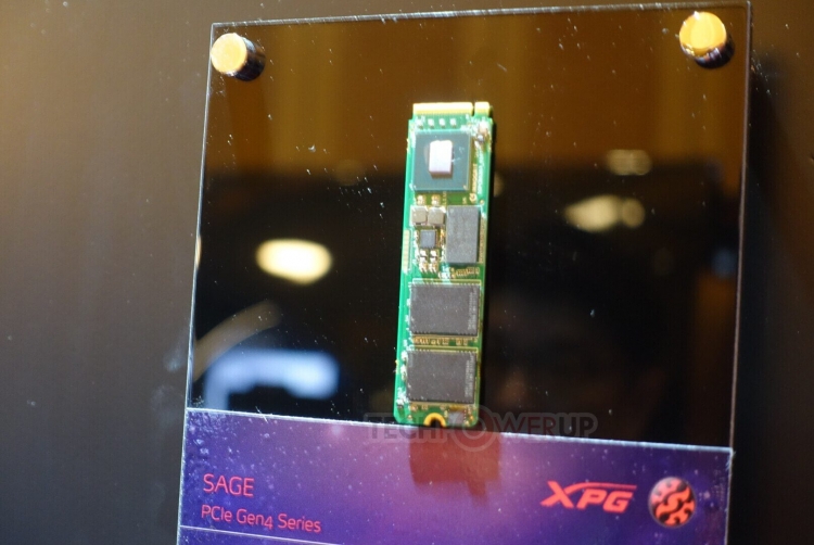 SSD накопитель Adata XPG Sage с PCIe 4.0 поддерживает скорость чтения более 7000 Мбайт/с