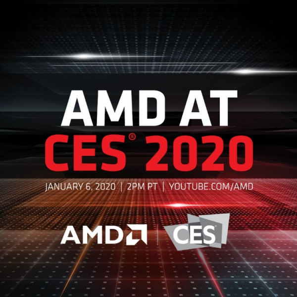 CES 2020: о чём компания AMD расскажет на своей презентации (прямая трансляция)