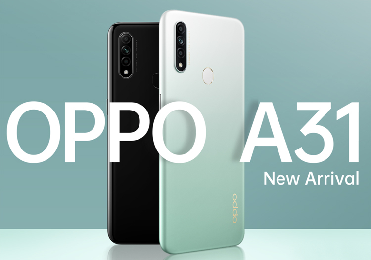 OPPO A31: смартфон середнячок с тройной камерой и 6,5 экраном HD+