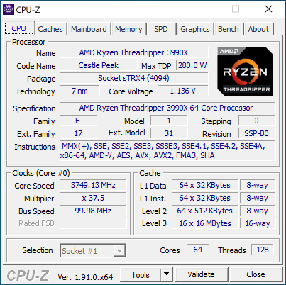 Обзор процессора AMD Ryzen Threadripper 3990X: контрольный выстрел