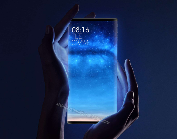 Смартфон Xiaomi Mi MIX 4 с дисплеем обёрткой предстал на концепт рендерах