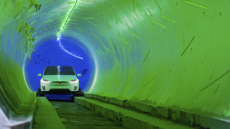 Илон Маск представил первый туннель The Boring Company
