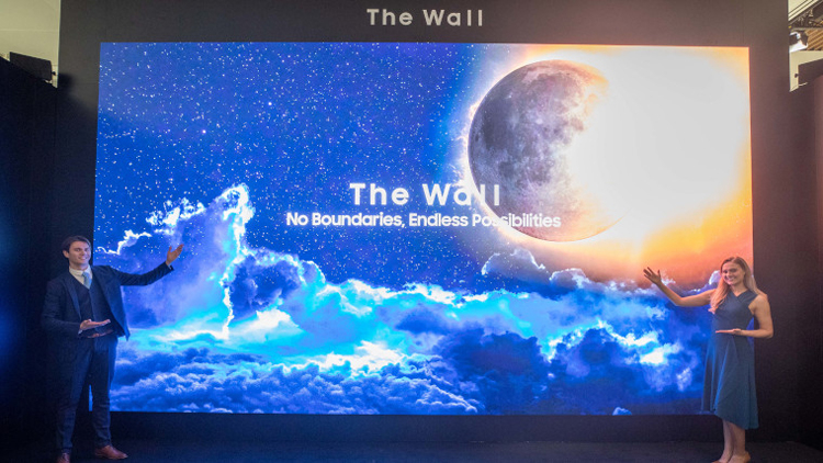 Диагональ модульных экранов Samsung The Wall достигла 583 дюймов