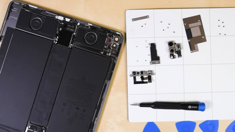 Видео: разборка iFixit нового Apple iPad Pro показала низкую ремонтопригодность — 3 из 10