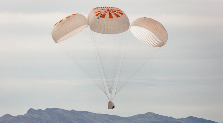 SpaceX не удалось протестировать парашюты Crew Dragon из за проблем с макетом