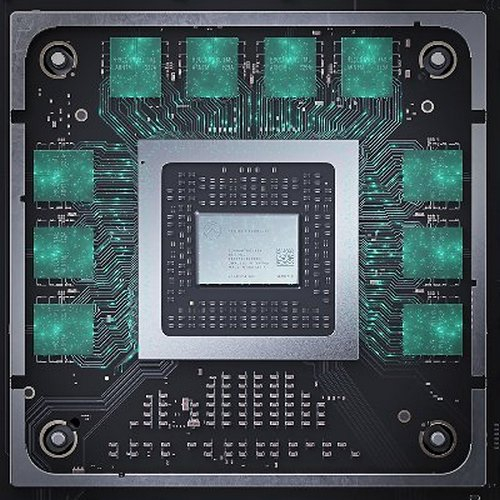 Фотография платформы AMD для консоли Xbox Series X: графический процессор больше Navi 10