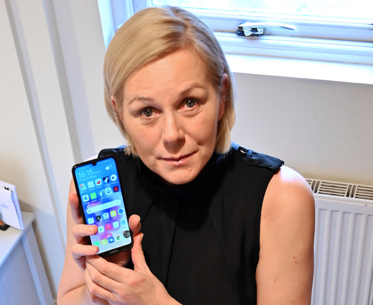 Смартфон Huawei спас жизнь женщины