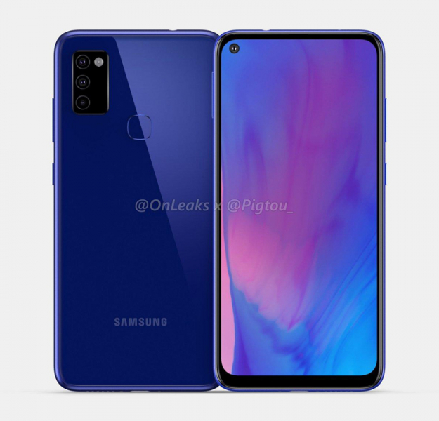 Рендеры смартфона Samsung Galaxy M51 говорят о наличии «дырявого» экрана