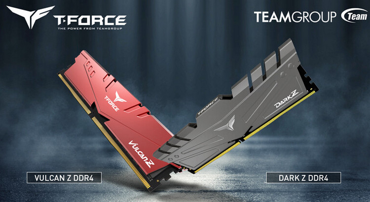 Team Group представила модули памяти DDR4 на 32 Гбайт в сериях T Force Vulcan Z и Dark Z