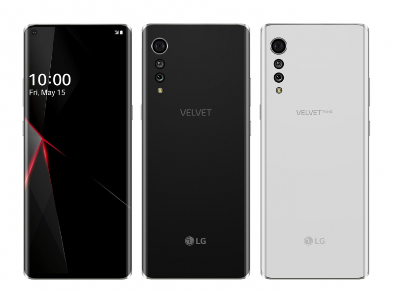 LG VELVET станет первым смартфоном LG с новым дизайном