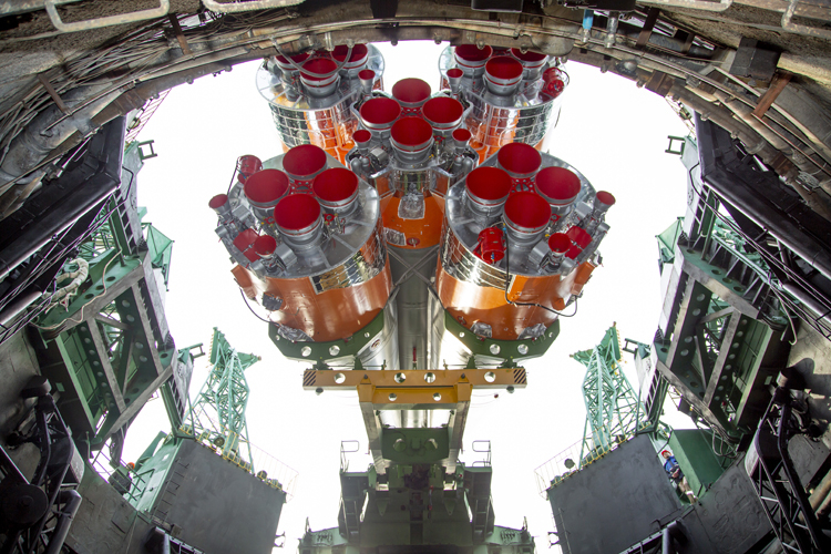 Ракета «Союз 2.1а» с пилотируемым кораблём «Союз МС 16» вывезена на старт