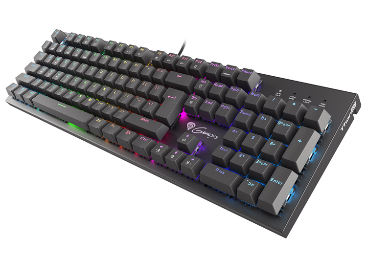 Игровая клавиатура Genesis Thor 300 RGB оснащена механическими переключателями