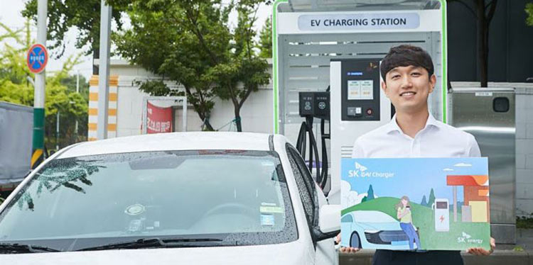 Корея планирует развернуть тысячи скоростных зарядок для электромобилей на АЗС