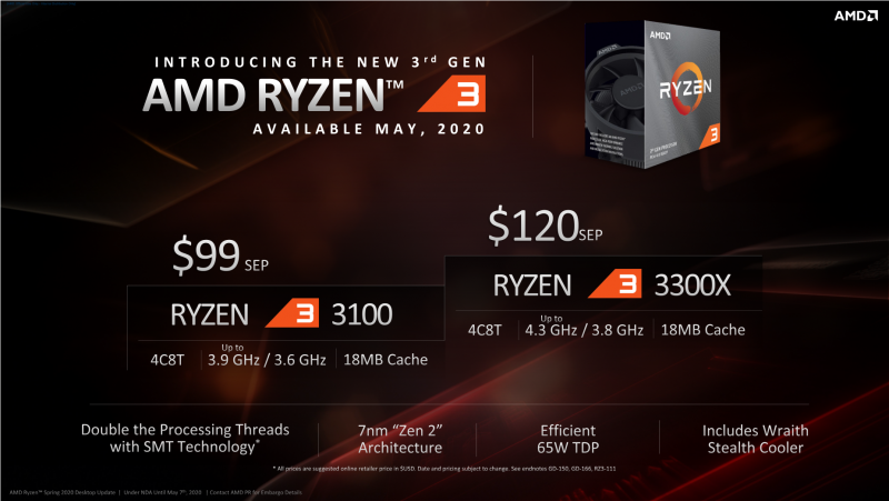 Обзор процессоров Ryzen 3 3300X и Ryzen 3 3100: как Core i7 7700K, только дёшево