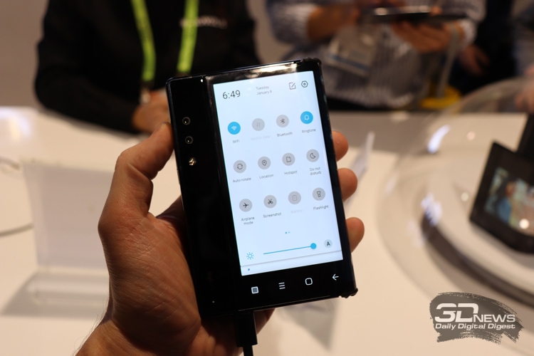 CES 2019: Гибкий смартфон Royole FlexPai получил процессор Snapdragon 855