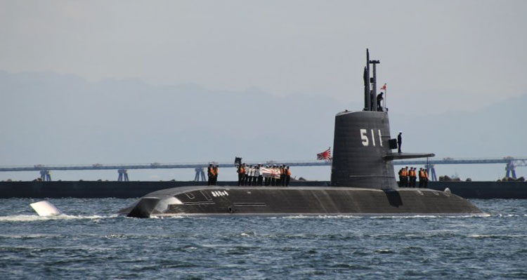 Японцы ввели в строй первую ударную подводную лодку с литиево ионными батареями